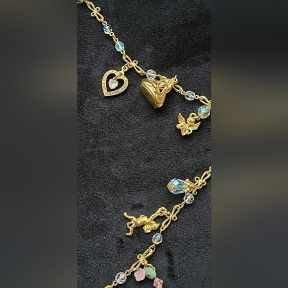 Kirks folly RARE vintage charm necklace - Picture 4 of 7